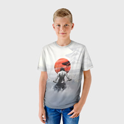 Детская футболка 3D Японский самурай - фото 2