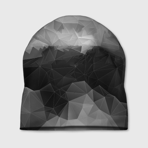 Шапка 3D Polygon gray