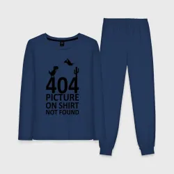 Женская пижама с лонгсливом хлопок 404 not found