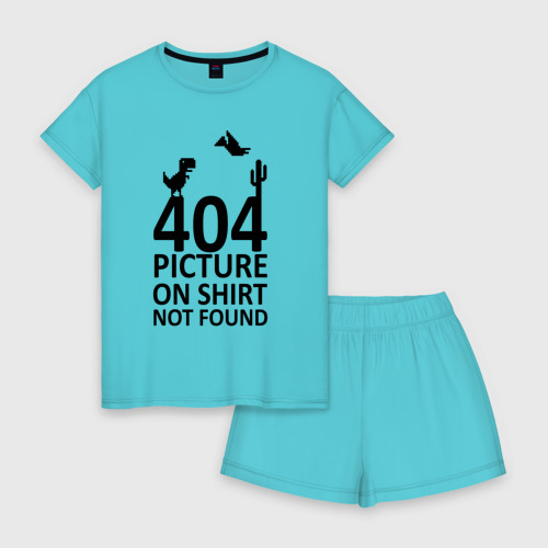 Женская пижама с шортиками хлопок 404 not found Фото 01 Женская пижама с шортиками хлопок 404 not found Фото 01