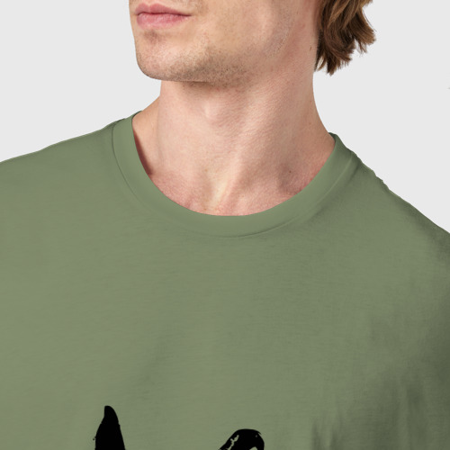 Мужская футболка хлопок Донни Дарко, цвет авокадо - фото 6