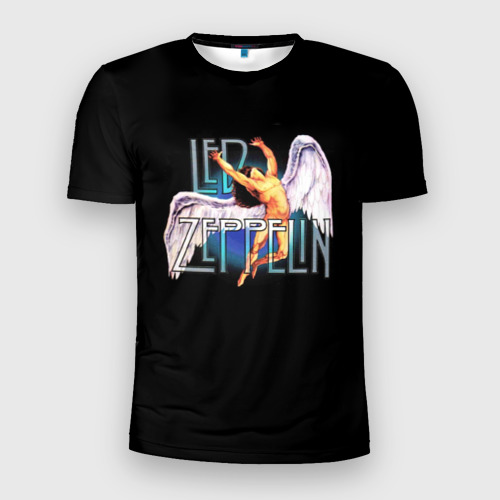 Мужская футболка 3D Slim Led Zeppelin Angel, цвет 3D печать