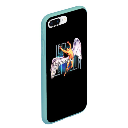 Чехол для iPhone 7Plus/8 Plus матовый Led Zeppelin Angel, цвет мятный - фото 3