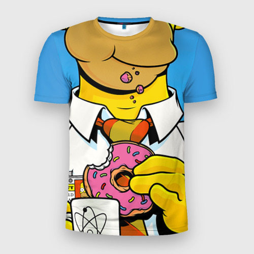 Мужская футболка 3D Slim Homer