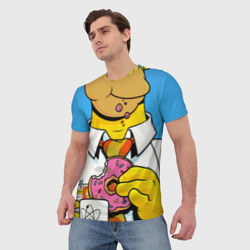 Мужская футболка 3D Homer - фото 2