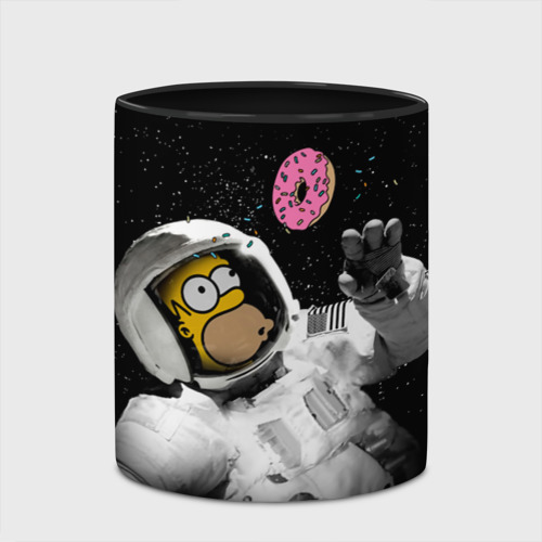 Кружка с полной запечаткой Space Homer, цвет белый + черный - фото 4