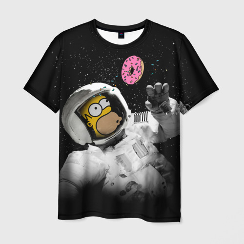 Мужская футболка 3D Space Homer, цвет 3D печать