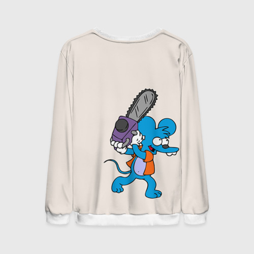 Мужской свитшот 3D Itchy & Scratchy - фото 2