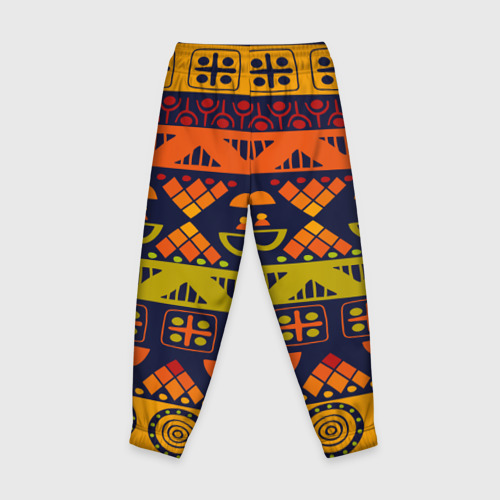 Детские брюки 3D Африканские символы, цвет 3D печать - фото 2