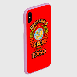Чехол для iPhone XS Max матовый Сделано в 1969 - фото 2