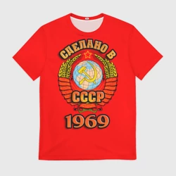Мужская футболка 3D Сделано в 1969