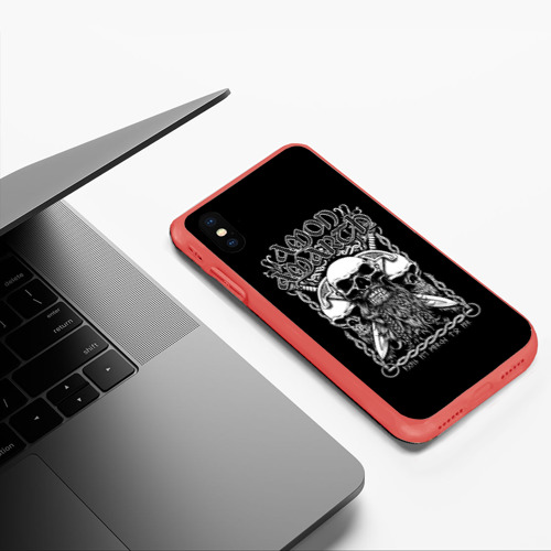 Чехол для iPhone XS Max матовый с принтом Amon Amarth #3, фото #5