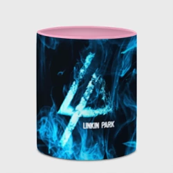 Кружка с полной запечаткой Linkin Park синий дым - фото 2