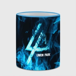 Кружка с полной запечаткой Linkin Park синий дым - фото 2