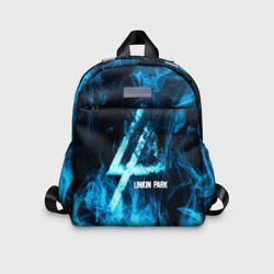 Детский рюкзак 3D Linkin Park синий дым