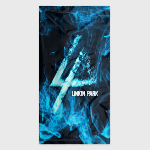 Бандана-труба 3D Linkin Park синий дым, цвет 3D печать - фото 7