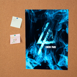 Постер Linkin Park синий дым - фото 2