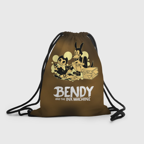 Рюкзак-мешок 3D Bendy and the ink machine (3D) Фото 01 Рюкзак-мешок 3D Bendy and the ink machine (3D) Фото 01