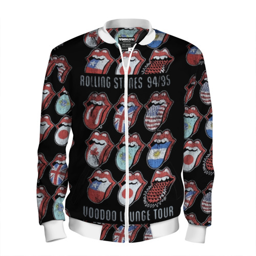 Мужской бомбер 3D The Rolling Stones