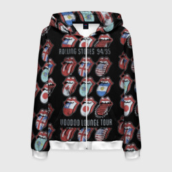 Мужская толстовка 3D на молнии The Rolling Stones