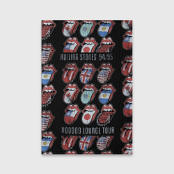 Обложка для паспорта матовая кожа The Rolling Stones