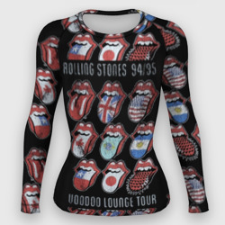 Женский рашгард 3D The Rolling Stones