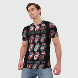 Мужская футболка 3D The Rolling Stones - фото 2