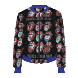 Женский бомбер 3D The Rolling Stones