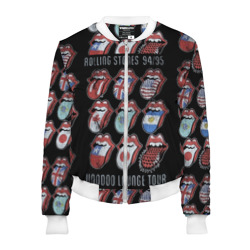 Женский бомбер 3D The Rolling Stones