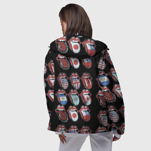 Женская ветровка 3D The Rolling Stones, цвет белый - фото 5