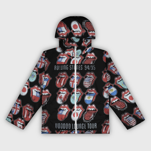 Женская ветровка 3D The Rolling Stones, цвет белый