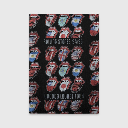 Обложка для автодокументов The Rolling Stones, цвет зеленый