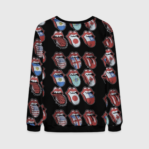 Мужской свитшот 3D The Rolling Stones, цвет черный - фото 2