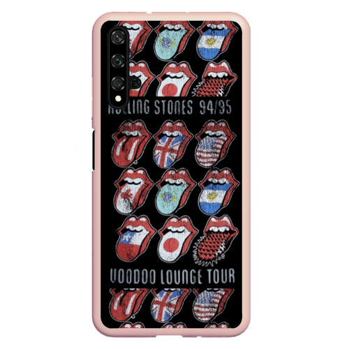 Чехол для Honor 20 The Rolling Stones, цвет светло-розовый