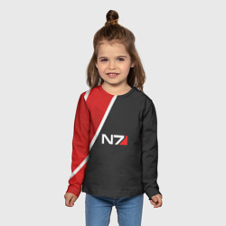 Детский лонгслив 3D N7 Масс Эффект косплей - фото 2