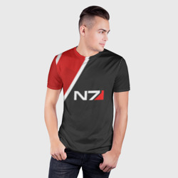 Мужская футболка 3D Slim N7 - фото 2