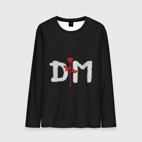 Мужской лонгслив 3D Depeche mode
