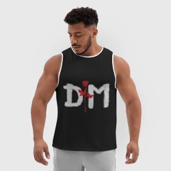 Мужская спортивная майка 3D Depeche mode - фото 2
