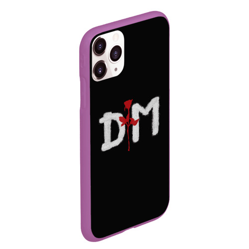 Чехол для iPhone 11 Pro Max матовый Depeche mode, цвет фиолетовый - фото 3