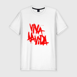 Мужская футболка хлопок Slim Viva La Vida