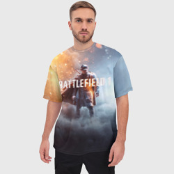 Мужская футболка oversize 3D Battlefield One - фото 2