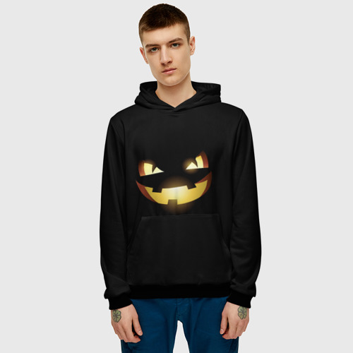 Мужская толстовка 3D Happy Halloween, цвет черный - фото 3