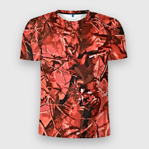 Мужская футболка 3D Slim camouflage texture, цвет 3D печать