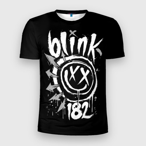 Мужская футболка 3D Slim Blink-182, цвет 3D печать