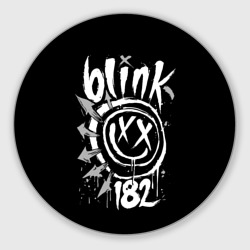Круглый коврик для мышки Blink-182