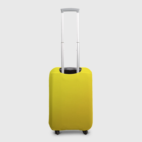 Чехол для чемодана 3D Kawaii Banana love - full yellow, цвет 3D печать - фото 2