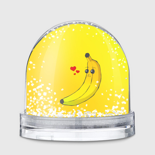Игрушка Снежный шар Kawaii Banana love - full yellow