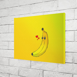 Холст прямоугольный Kawaii Banana love - full yellow - фото 2