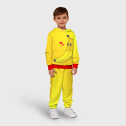 Детский костюм с толстовкой 3D Kawaii Banana love - full yellow - фото 2