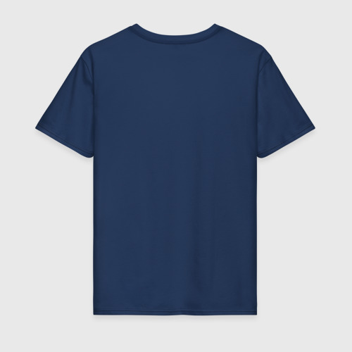 Мужская футболка хлопок Гоку в огне, цвет темно-синий - фото 2